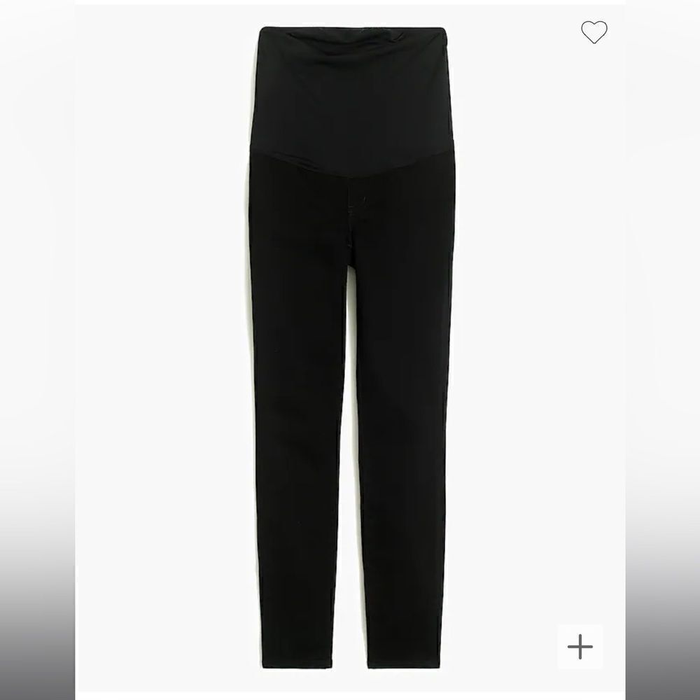 Jcrew factory Black maternity jean in signature stretch